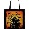 Haunted House Candy Window Tote Bag