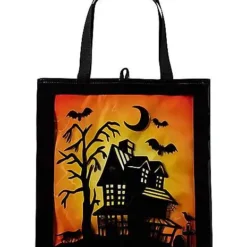 Haunted House Candy Window Tote Bag
