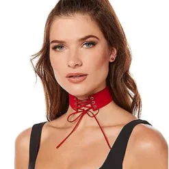 Red Riding Hood Choker Necklace