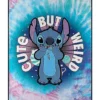 Cute But Weird Stitch Fleece Blanket - Lilo & Stitch