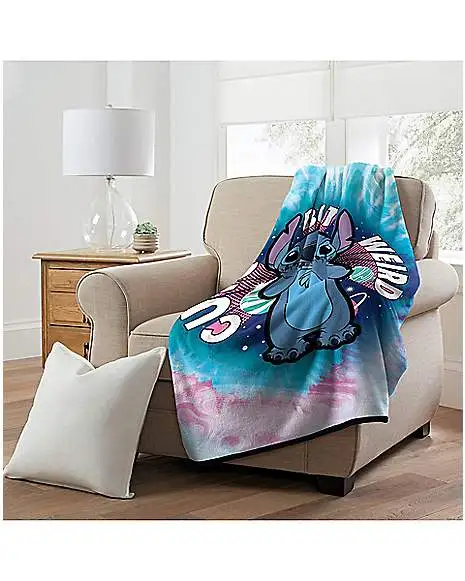 Cute But Weird Stitch Fleece Blanket - Lilo & Stitch 2 Cute But Weird Stitch Fleece Blanket - Lilo & Stitch - Image 2