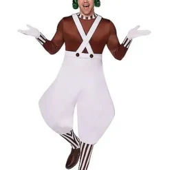 Adult Oompa Loompa Costume - Willy Wonka And The Chocolate Factory