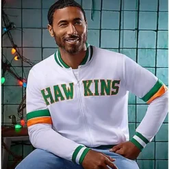 Adult Hawkins Track Jacket - Stranger Things 5 Adult Hawkins Track Jacket - Stranger Things -Spirit Spooky Store 01596717 c