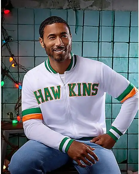 Adult Hawkins Track Jacket - Stranger Things 3 Adult Hawkins Track Jacket - Stranger Things - Image 3