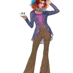 Adult Mad Hatter Jumpsuit Costume