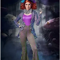 Adult Mad Hatter Jumpsuit Costume -Spirit Spooky Store 01597400 c