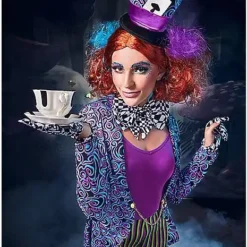 Adult Mad Hatter Jumpsuit Costume -Spirit Spooky Store 01597400 d