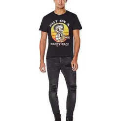 Happy Leatherface T Shirt - Texas Chainsaw Massacre 5 Happy Leatherface T Shirt - Texas Chainsaw Massacre -Spirit Spooky Store 01598036 c