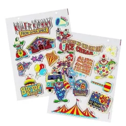 Killer Klowns From Outer Space Gel Clings - 2 Pack