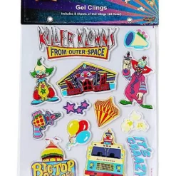 Killer Klowns From Outer Space Gel Clings - 2 Pack 7 Killer Klowns From Outer Space Gel Clings - 2 Pack -Spirit Spooky Store 01598283 d