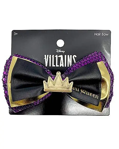 Evil Queen Hair Bow - Disney Villains 1 Evil Queen Hair Bow - Disney Villains