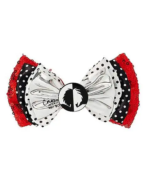 Cruella Hair Bow - Disney Cruella 1 Cruella Hair Bow - Disney Cruella