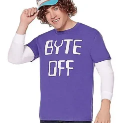 Adult Byte Off T Shirt - Stranger Things