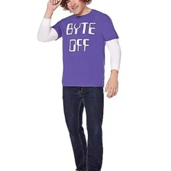 Adult Byte Off T Shirt - Stranger Things -Spirit Spooky Store 01600097 c