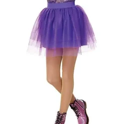 Kids Purple Tulle Skirt