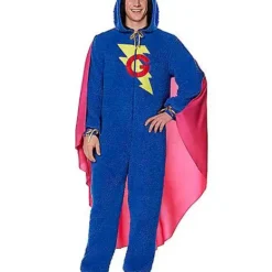 Adult Super Grover Union Suit - Sesame Street