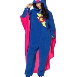 Adult Super Grover Union Suit - Sesame Street -Spirit Spooky Store 01601558 c