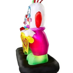 5.5 Ft Killer Klowns From Outer Space Inflatable -Spirit Spooky Store 01602234 e