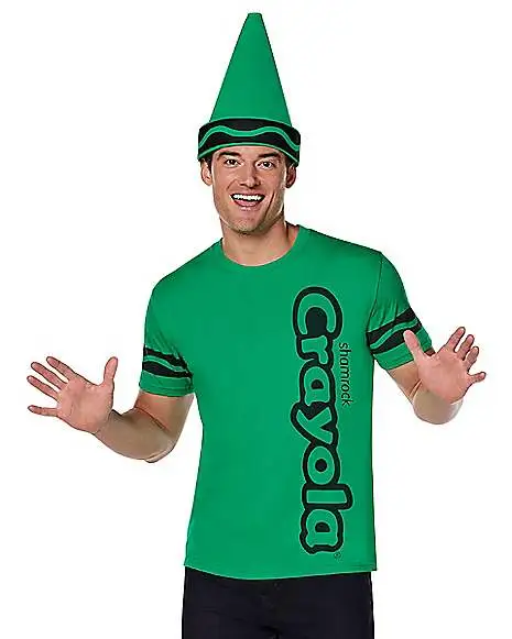 Shamrock Green Crayon Costume Kit - Crayola 1 Shamrock Green Crayon Costume Kit - Crayola