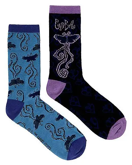 Corpse Bride Crew Socks - 2 Pack 1 Corpse Bride Crew Socks - 2 Pack