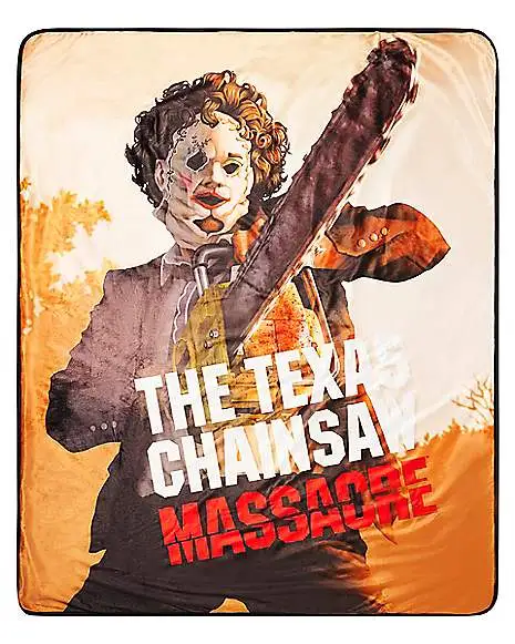 Leatherface Fleece Blanket - Texas Chainsaw Massacre 1 Leatherface Fleece Blanket - Texas Chainsaw Massacre