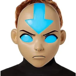 Aang Half Mask - Avatar: The Last Airbender -Spirit Spooky Store 01603869 c