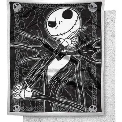 Dark Cover Jack Skellington Fleece Blanket - The Nightmare Before Chri