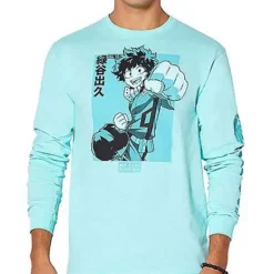 Deku Long Sleeve T Shirt - My Hero Academia