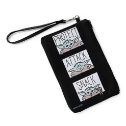 Protect Attack Snack The Child Grogu Zipper Wallet - The Mandalorian