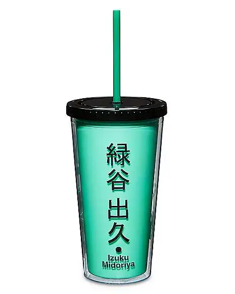 My Hero Academia Deku Cup With Straw - 20 Oz. 3 My Hero Academia Deku Cup With Straw - 20 Oz. - Image 3