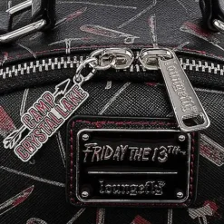 Loungefly Jason Voorhees Mask Mini Backpack - Friday The 13th 9 Loungefly Jason Voorhees Mask Mini Backpack - Friday The 13th -Spirit Spooky Store 03844925 d