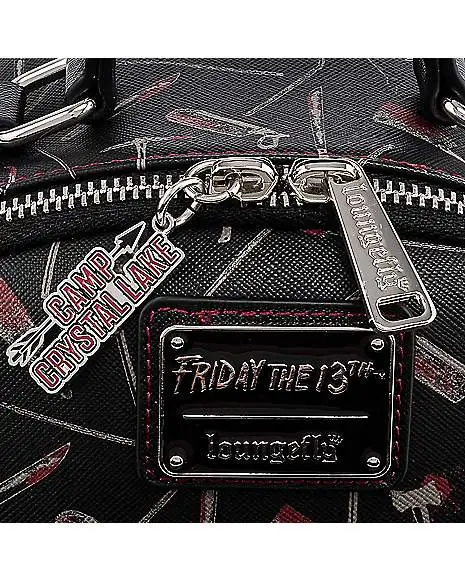 Loungefly Jason Voorhees Mask Mini Backpack - Friday The 13th 4 Loungefly Jason Voorhees Mask Mini Backpack - Friday The 13th - Image 4