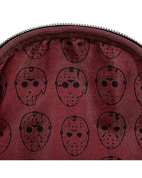 Loungefly Jason Voorhees Mask Mini Backpack - Friday The 13th 5 Loungefly Jason Voorhees Mask Mini Backpack - Friday The 13th - Image 5