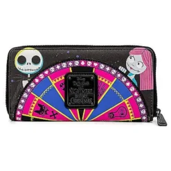 Loungefly The Nightmare Before Christmas Roulette Wheel Zip Wallet -Spirit Spooky Store 03845013 c