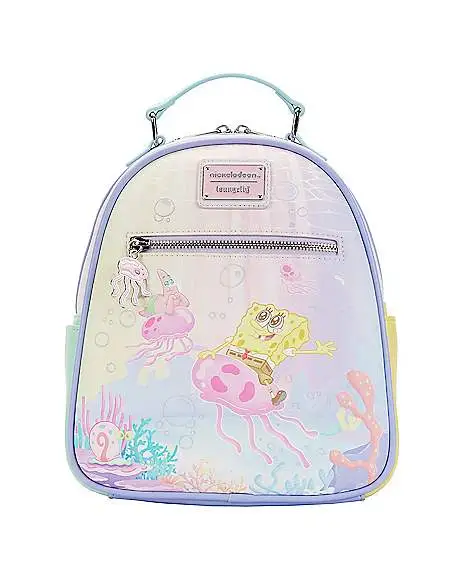 Loungefly Pastel Jellyfish Mini Backpack - SpongeBob SquarePants 1 Loungefly Pastel Jellyfish Mini Backpack - SpongeBob SquarePants