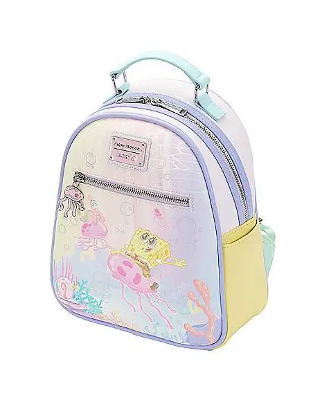 Loungefly Pastel Jellyfish Mini Backpack - SpongeBob SquarePants 3 Loungefly Pastel Jellyfish Mini Backpack - SpongeBob SquarePants - Image 3