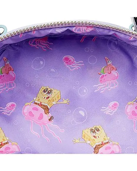 Loungefly Pastel Jellyfish Mini Backpack - SpongeBob SquarePants 4 Loungefly Pastel Jellyfish Mini Backpack - SpongeBob SquarePants - Image 4