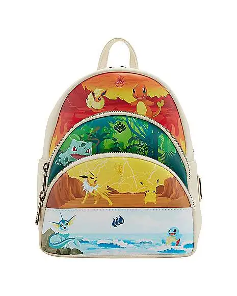 Loungefly Elements Pokemon Mini Backpack 1 Loungefly Elements Pokemon Mini Backpack
