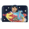 Loungefly Glow In The Dark Space Adventure Zip Wallet - Lilo & Stitch