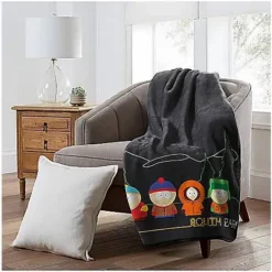 South Park Neon Boys Sherpa Fleece Blanket -Spirit Spooky Store 04127577 c