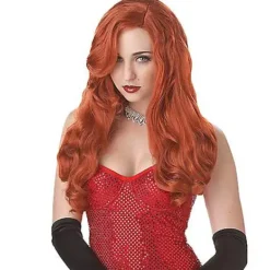 Red Silver Screen Sensation Wig