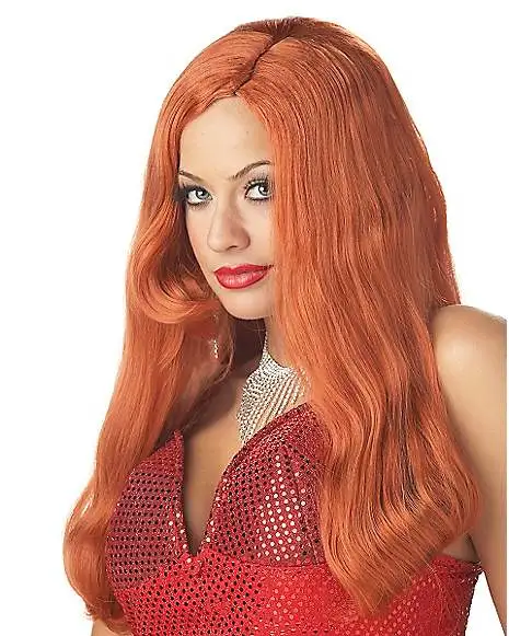 Red Silver Screen Sensation Wig 2 Red Silver Screen Sensation Wig - Image 2