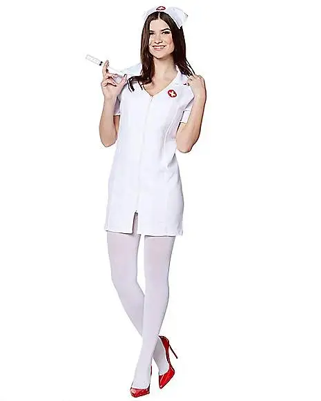 Adult Hot Flash Nurse Costume 1 Adult Hot Flash Nurse Costume