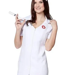 Adult Hot Flash Nurse Costume 6 Adult Hot Flash Nurse Costume -Spirit Spooky Store 07132756 c