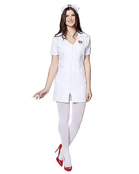 Adult Hot Flash Nurse Costume 4 Adult Hot Flash Nurse Costume - Image 4