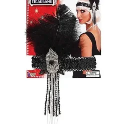 Roaring 20s Flapper Headband -Spirit Spooky Store 07160112 a