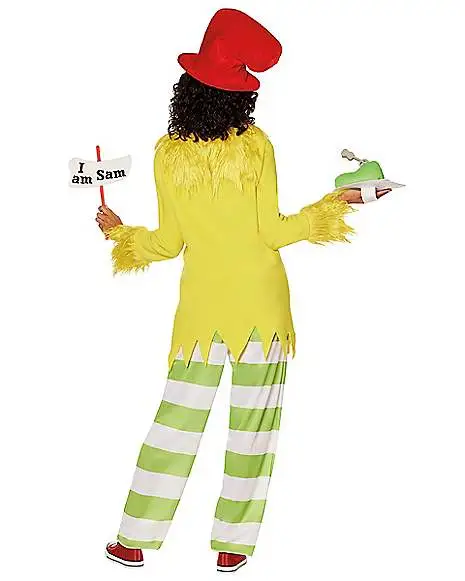 Adult Sam I Am Costume - Dr. Seuss 2 Adult Sam I Am Costume - Dr. Seuss - Image 2