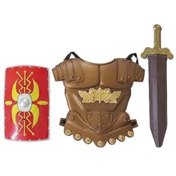 Knight Body Armor With Shield And Sword