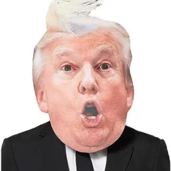 Surprised Trump Half Mask