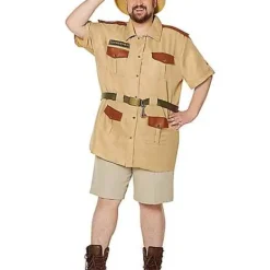 Adult Men's Zookeeper Plus Size Costume